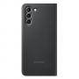 Калъф за samsung s21 smart clear view cover, отваряем, черен, ef-zg991cbegee