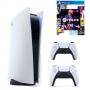 Конзола sony playstation 5, ssd 825gb, nvme ssd slot, 16gb gddr6 256-bit, amd zen 2 cores 3.5ghz с 8 ядра, бял + геймпад dualsense playstation 5 wirel