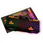 Геймърска клавиатура roxpower g-8100, gaming led, черна