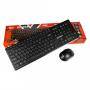 Комплект безжична клавиатура и мишка roxpower lk-8175, черни