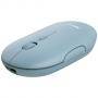 Безжична оптична мишка trust puck, bluetooth, usb-a, 4 бутона, 1600 dpi, синя, 24126