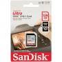 Карта памет sandisk ultra sdhc, 128gb, class 10, u1, 120 mb/s, sd-sdun4-128g-gn6in