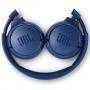 Безжични слушалки jbl t500bt, bluetooth 4.1, jbl pure bass sound, син, jblt500btblu - разопакован продукт