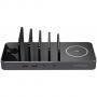 Безжично зарядно prestigio revolt a6 6-in-1 charger 2 wireless interfaces for all gadgets that support qi wireless, pcs106a_sg