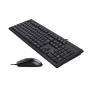 Комплект клавиатура и мишка a4 kr-8372, черен, a4 kr-8372 desktop black