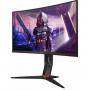 Монитор aoc c24g2u bk va curved 130mm 165hz 1ms mprt freesync premium usb hub speakers gaming, c24g2u/bk