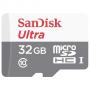 Карта памет sandisk ultra light microsdhc, 32 gb, sd адаптер, 100 mb/s class 10, uhs-i, sdsqunr-032g-gn3ma