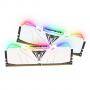 Памет patriot viper rgb white, 16gb (2x8) ddr4, 3200mhz, pvr416g320c6kw