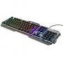 Геймърска клавиатура trust gxt 853 esca metal gaming keyboard us, 23796