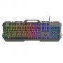 Геймърска клавиатура trust gxt 853 esca metal gaming keyboard us, 23796