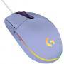Геймърска оптична мишка logitech g203, rgb, 6 бутона, 8000 dpi, лилав