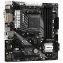 Дънна платка asrock b450m pro4-f matx am4, 4 x ddr4, 2 x pcie 3.0/2.0 x16, 4 x sata3 6.0 gb/s, 1 x m.2, hdmi, usb, micro atx, b450m pro4-f