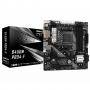 Дънна платка asrock b450m pro4-f matx am4, 4 x ddr4, 2 x pcie 3.0/2.0 x16, 4 x sata3 6.0 gb/s, 1 x m.2, hdmi, usb, micro atx, b450m pro4-f