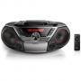 Cd радиокасетофон philips soundmachine az700t, bluetooth, nfc, usb, 12 w, mp3, fm, дистанционно управление, черен / сребрист, az700t/12