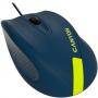 Оптична мишка canyon, жична, usb, 1.5 м кабел, 1000 dpi, 3 бутона, син / жълт, cne-cms11by