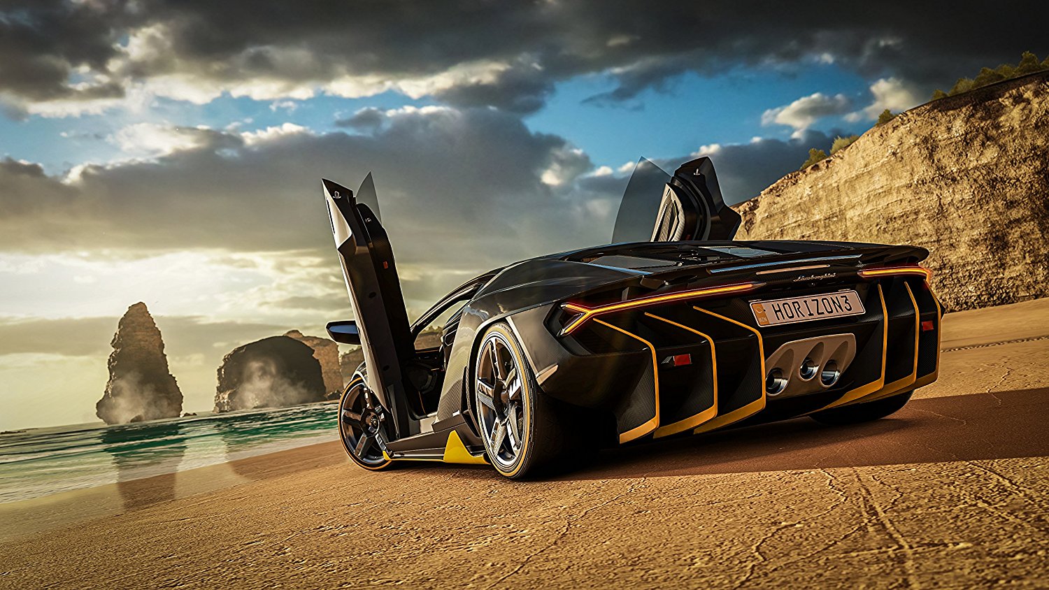 Конзола Xbox One S 500GB + Forza Horizon 3 + Hot Wheels DLC