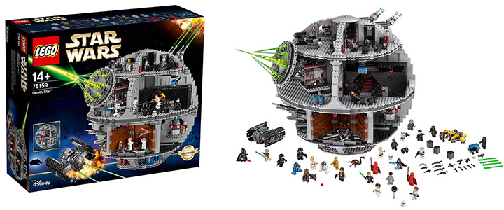 Конструктор Лего Стар Уорс - Звезда на смъртта - LEGO Star Wars, 75159