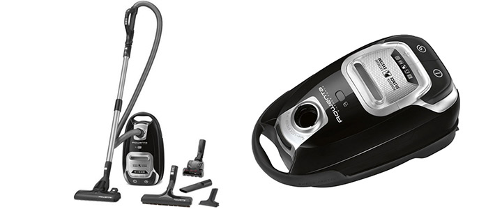 Прахосмукачка с торба Rowenta Silence Force, телескопична тръба, 750W, Черна, RO6455EA