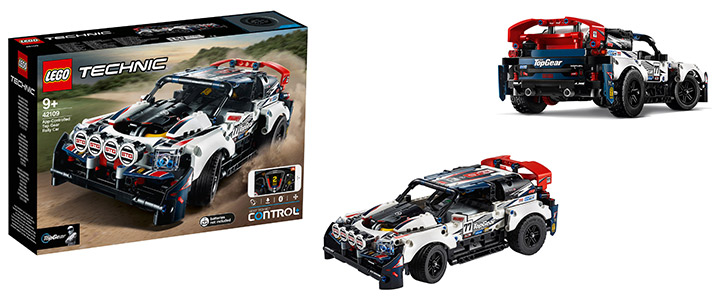Конструктор Лего Техник - Кола за рали, която се управлява с приложение, LEGO Technic, 42109 
