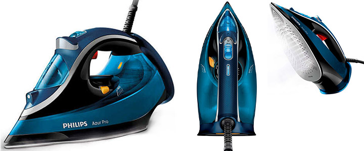 Парна ютия Philips Azur Pro GC4881/20, 3000 W, Предпазно автоизключване