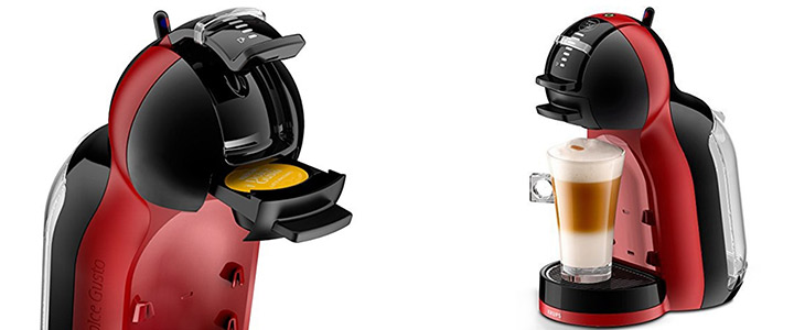 Кафемашина Krups KP120H, Dolce Gusto MINI ME, Espresso machine, 1500W, 0.8л., 15 бара, Цвят Черен/Червен