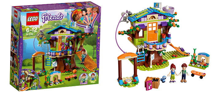 Конструктор Лего Френдс - Дървесната къща на Mia, LEGO Friends, 41335 