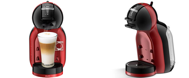 Кафемашина Krups KP120H, Dolce Gusto MINI ME, Espresso machine, 1500W, 0.8л., 15 бара, Цвят Черен/Червен