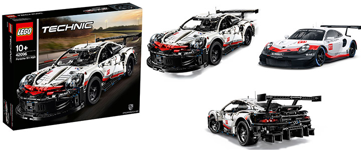 Конструктор Лего Техник - Porsche 911 RSR - LEGO Technic, 42096 