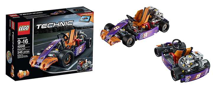  Конструктор Лего Техник - Състезателен карт - LEGO Technic, 42048 