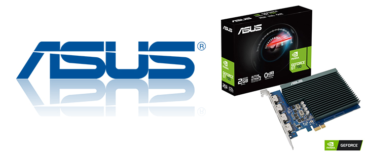 ASUS NVIDIA GeForce GT 730, 64 bit, 2GB GDDR5, пасивно охлаждане, 90YV0H20-M0NA00