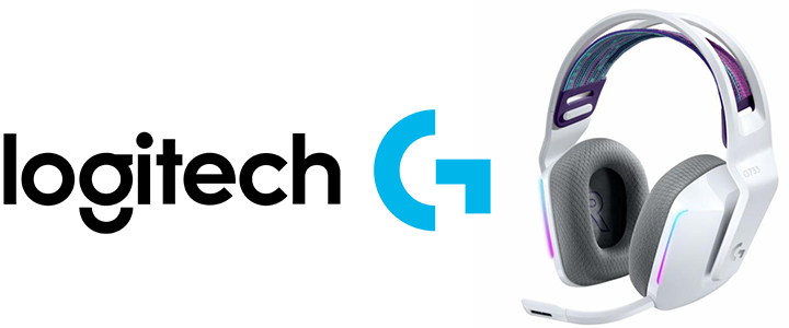 Слушалки Logitech G733 LIGHTSPEED Wireless RGB Gaming Headset, 2.4GHZ, бели, 981-000883
