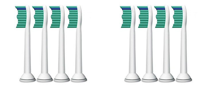 Комплект резервни глави Philips Sonicare ProResults Standard, 8 броя, HX6018/07 