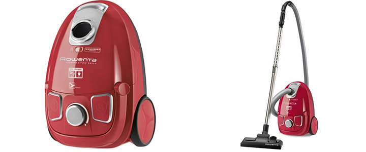 Прахосмукачка с торба Rowenta Compacteo Ergo, 750 W, Телескопична тръба, RO5253EA