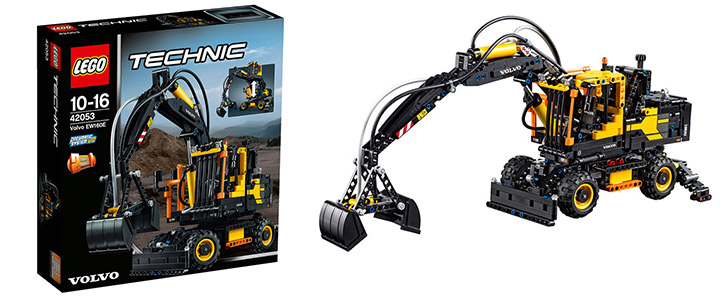 Конструктор ЛЕГО ТЕХНИК - Volvo EW160E, LEGO Technic, 42053, Виж цена