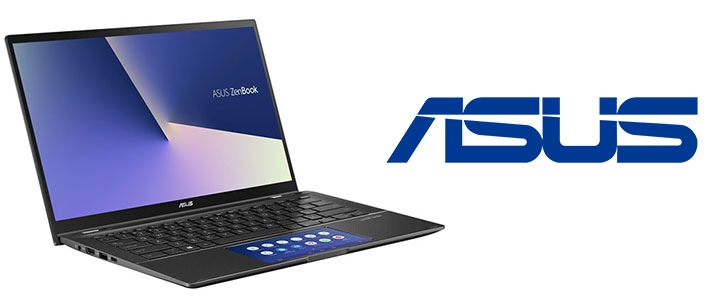 Лаптоп, Asus Zenbook Flip, 14 инча IPS FHD, UX463FLC-WB501T, Screen Pad, Intel Core i5-10210U (6M Cache, up to 4.2 GHz), Touch Glare, 8GB LPDDR3, 512G SSD, NVIDIA GeForce MX250 2GB, Сив, 90NB0NY1-M01940