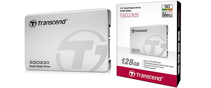 Твърд диск Transcend, 128GB, 2.5, TS128GSSD230S, Нови предложения