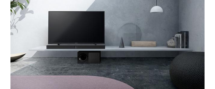 Тонколона Sony HT-CT290, 300W, 2.1 канален преден съраунд звук, Черна, HTCT290.CEL