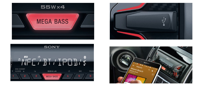 Съвместимостта с MTP. Автоматично сдвояване през Bluetooth. MEGA BASS усилване с 5-лентов еквилайзер. 3,5 mm AUX вход. Бърза доставка. Супер цени. Виж нашите оферти в Mallbg.