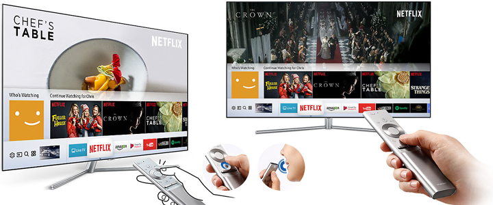 Телевизор Samsung 49Q7FAM, 49 инча, 4K QLED FLAT, SMART, 3100 PQI, Quad-Core, Wireless, Сребрист, QE49Q7FAMTXXH