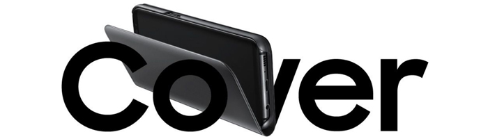 Калъф Samsung Dream 2 Clear View Standing Cover, Черен, EF-ZG955CBEGWW