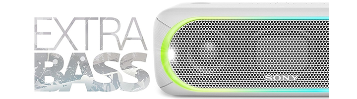 Портативна колона Sony SRS-XB30, Bluetooth, Бяла, SRSXB30W.EU8