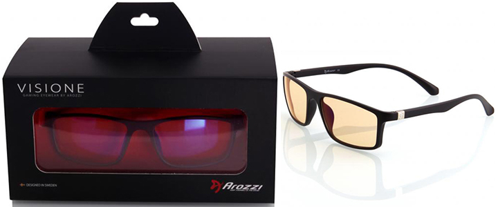 Геймърски очила Arozzi VX-200, Tintet/Purple, Черни, AR-VX200