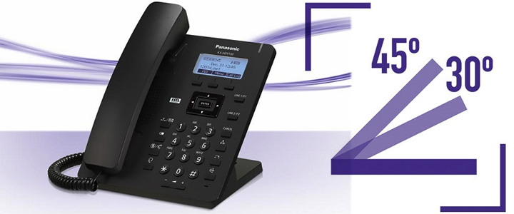 VoIP телефон Panasonic KX-HDV130, Черен, 1544009, Нови предложения
