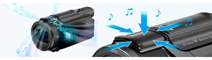 Цифрова видеокамера Sony FDR-AX53, Сензор Exmor R CMOS, Черна, FDRAX53B.CEE