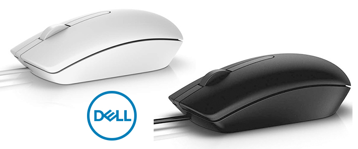 Оптична мишка Dell MS116, 1000 dpi, Черна, 570-AAIS-14, Нови предложения