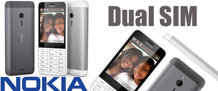 Мобилeн телефон Nokia 230 Dual SIM, двусимов, тъмно сив. Вземи от Mallbg.