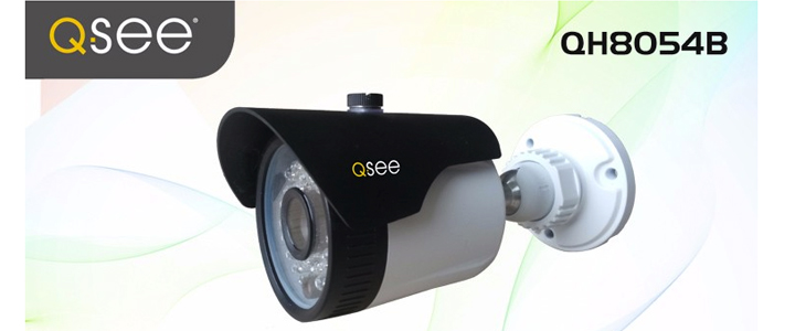 Водоустойчива AHD камера Q-See, 1/2.7 2.0MP, 1080P, 3.6мм, IR-30м, Бяла, QH8054B