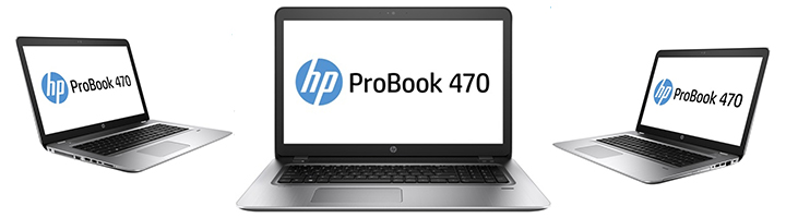 Лаптоп HP ProBook 470 G4, Core i5-7200U, 17.3 инча, 8GB 2133Mhz 1DIMM, 1TB HDD, DVDRW, Y8A84EA