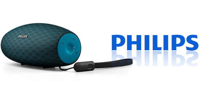 Philips Bluetooth безжична толколона, цвят: син, 10 W, Моно, BT6900A