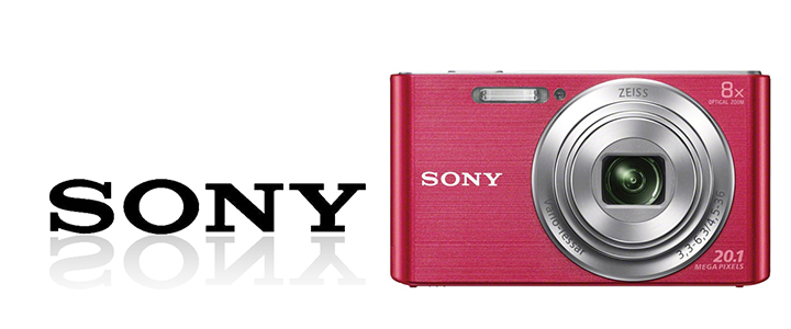 Цифров фотоапарат Sony Cyber Shot DSC-W830 pink + Transcend 8GB micro SDHC UHS-I Premium (with adapter, Class 10), DSCW830P.CE3_TS8GUSDU1